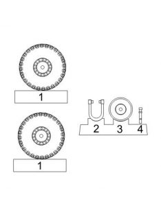 CMK - Lancaster Mk. I/III wheels for Hasegawa / Revell