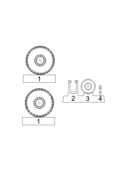 CMK - Lancaster Mk. I/III wheels for Hasegawa / Revell