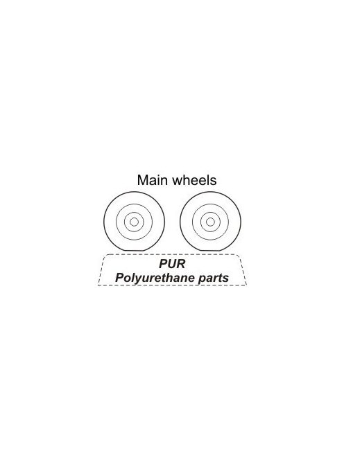 CMK - Hawker Tempest Mk. V Wheels für Academy Bausatz