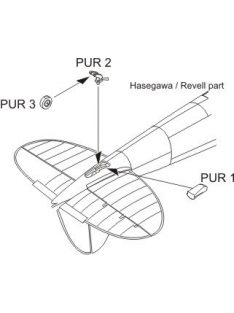 CMK - Heinkel He 111H Tail wheel bay for Hasegawa/Revell kit