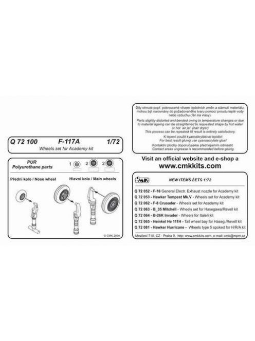 CMK - F-117A Wheels