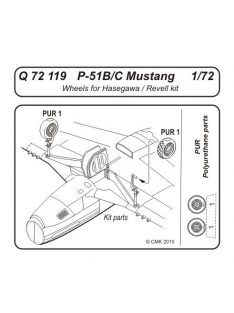 CMK - P-51B/C Mustang Wheels