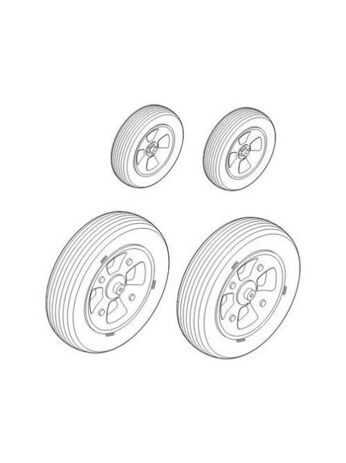 CMK - Canberra PR.9 Wheel set