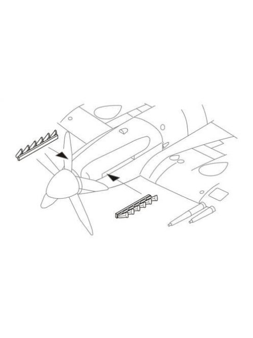 CMK - Spitfire Mk.21 exhausts for Special Hobb