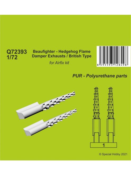 CMK - Beaufighter - Hedgehog Flame Damper Exhausts / British Type