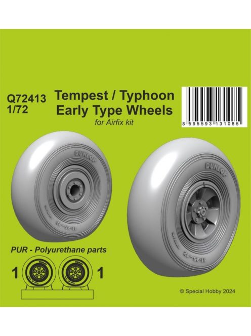 CMK - Tempest/Typhoon Early type Wheels 1/72