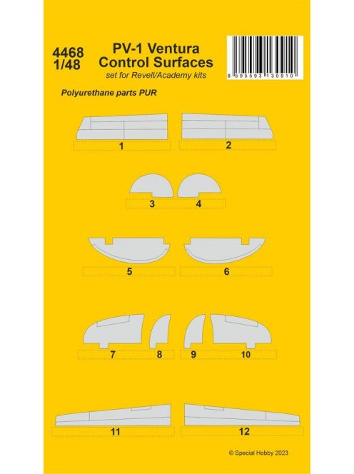 CMK - PV-1 Ventura Control Surfaces