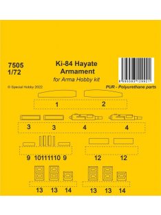 CMK - Ki-84 Hayate Armament / Arma Hobby kits