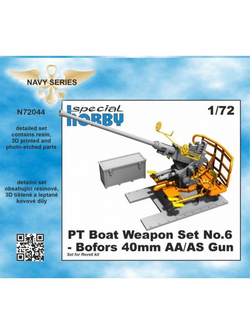 CMK - PT Boat Weapon Set No.6 - Bofors 40mm AA/AS Gun 1/72