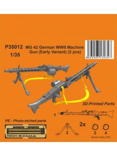 CMK - MG 42 German WWII Machine Gun (Early Variant) 1/35