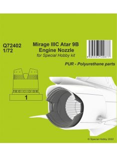   CMK - Mirage IIIC Atar 9B Engine Nozzle for Special Hobby kit