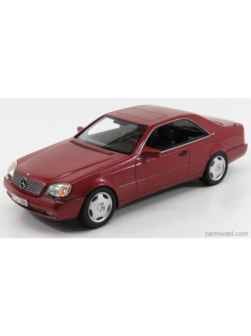 Cult-Scale Models - Mercedes Benz S-Class 600Sec Coupe (C140) 1992 Red Met