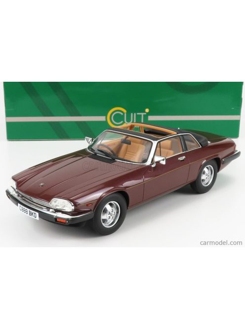 Cult-Scale Models - Jaguar Xj-Sc Semiconvertible 1983 Red Met