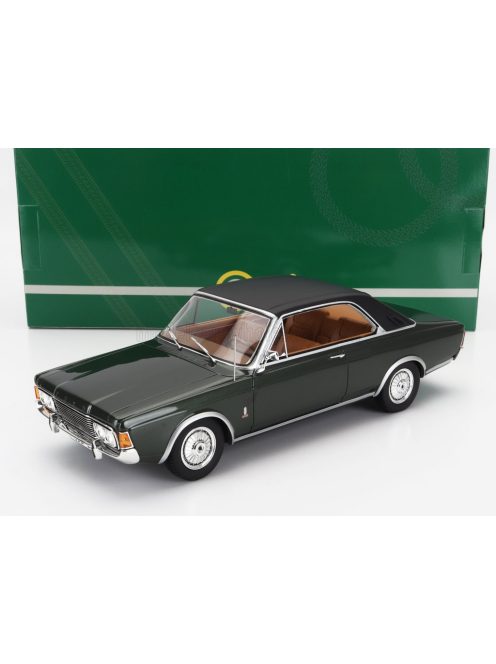 Cult-scale Models - FORD ENGLAND TAUNUS P7 COUPE 1969 GREEN MET BLACK