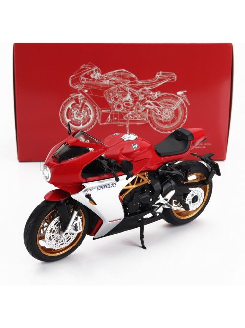 Cm-Models - MV AGUSTA 800 SUPERVELOCE 2022 RED SILVER BLACK