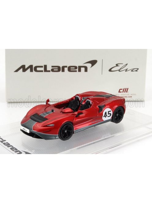 Cm-Models - McLAREN ELVA N 45 RACING 2020 RED GREY