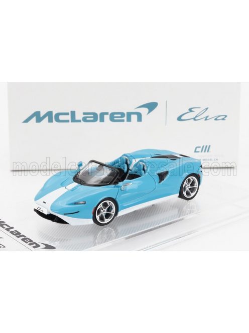 Cm-Models - McLAREN ELVA 2020 LIGHT BLUE WHITE