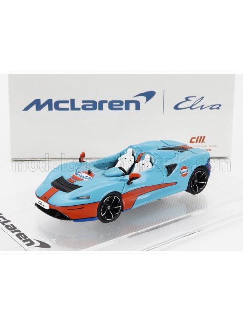 Cm-Models - McLAREN ELVA GULF LIVERY 2020 LIGHT BLUE ORANGE