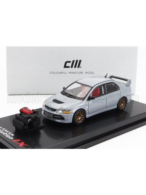 Cm-Models - MITSUBISHI LANCER EVO IX WITH ENGINE 2003 GREY