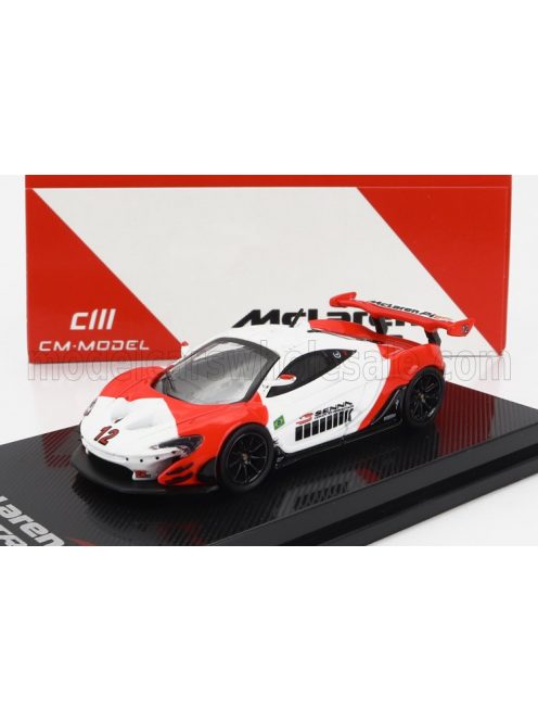 Cm-Models - McLAREN P1 GTR N 0 2015 WHITE RED