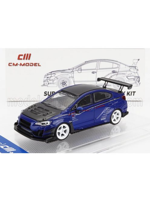 Cm-Models - SUBARU VARIS WRX STi S4 2019 BLUE CARBON