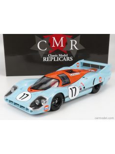   Cmr - Porsche 917Lh 4.9L Team John Wyer Automotive Engineering Ltd. N 17 24H Le Mans 1971 J.Siffert - D.Bell Light Blue Orange