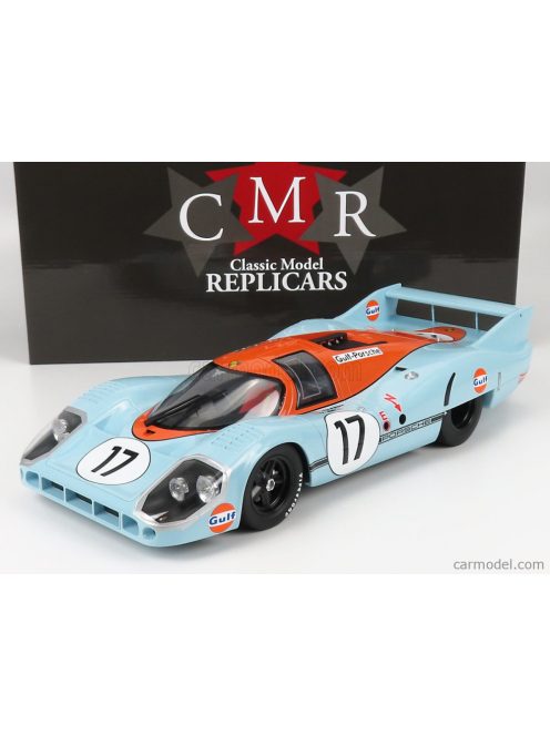 Cmr - Porsche 917Lh 4.9L Team John Wyer Automotive Engineering Ltd. N 17 24H Le Mans 1971 J.Siffert - D.Bell Light Blue Orange