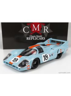   Cmr - Porsche 917Lh 4.9L Team John Wyer Automotive Engineering Ltd. N 18 24H Le Mans 1971 P.Rodriguez - J.Oliver Light Blue Orange