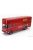 Cmr - Om Fiat 150 Rolfo Truck Car Transporter 2-Assi 1966 - For F1 312B 1970 And Ferrari P3 Spider 1966 Red