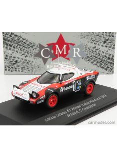   Cmr - Lancia Stratos Hf Pirelli N 1 Winner Rally Hunsruck 1978 W.Rohrl - C.Geistdorfer Red Black White