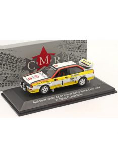   Cmr - 1:43 Audi Quattro A2 #1 Winner Rallye Monte Carlo 1984 Röhrl, Geistdörfer Models