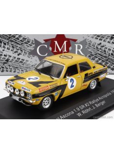   Cmr - Opel Ascona 1.9 Sr N 2 Rally Acropolis 1975 W.Rohrl - J.Berger Yellow Black