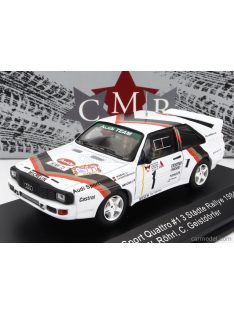   Cmr - Audi Quattro Sport N 1 Winner Rally Adac Stadte 1984 W.Rohrl - C.Geistdorfer White