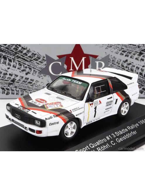 Cmr - Audi Quattro Sport N 1 Winner Rally Adac Stadte 1984 W.Rohrl - C.Geistdorfer White