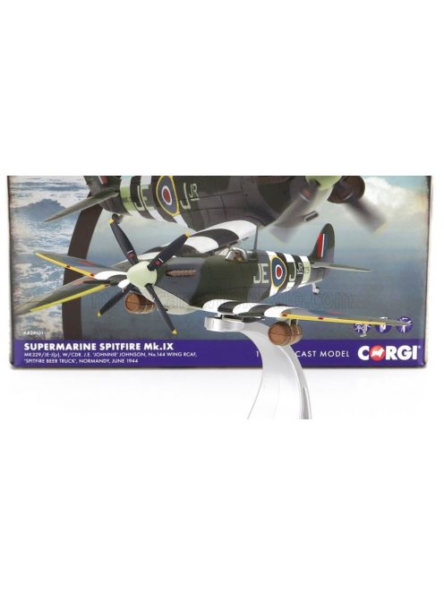 Corgi - SUPERMARINE SPITFIRE MKIX MILITARY AIRPLANE 1944 CAMOUFLAGE