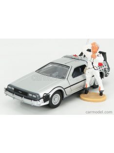   Corgi - De Lorean Time Machine With Figure - Back To The Future 1 - Ritorno Al Futuro 1 Silver