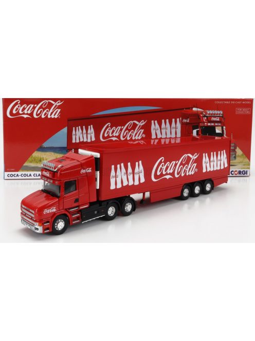 Corgi - SCANIA T480 TRUCK SEMI-FRIGO COCA-COLA 1999 RED