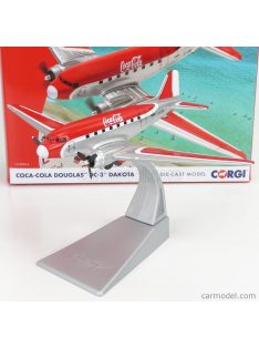   Corgi - Douglas Dakota Dc-3 Airplane Coca-Cola 1941 Red White Silver