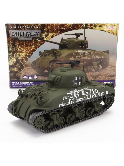 Corgi - TANK M4A1 SHERMAN MILITARY 1943 MILITARY CAMOUFLAGE