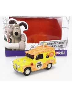   Corgi - AUSTIN DELIVERY VAN - WALLACE & GROMIT - CHEESE PLEASE ! - AARDMAN YELLOW ORANGE