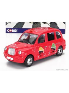   Corgi - Austin London Taxi Lti Tx4 2007 - The Beatles - Christmas Taxi Dark Pink