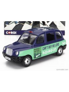   Corgi - Austin London Taxi Lti Tx4 2007 - The Beatles - Can'T Buy Me Love Blue Green