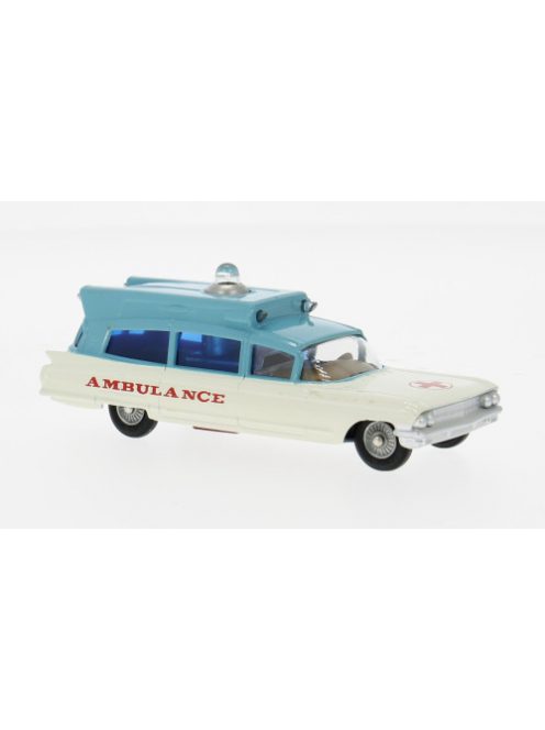 Corgi - Cadillac Superior Ambulance, weiss/hellblau, 1966, 1:64