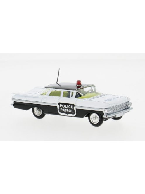 Corgi - Chevrolet Impala, silber/schwarz, 1958, Police Patrol, 1:50