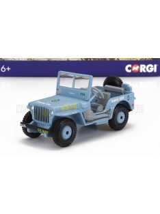   Corgi - JEEP WILLYS SEABEES CORP MILITARY 1945 - CM. 7.0 LIGHT BLUE