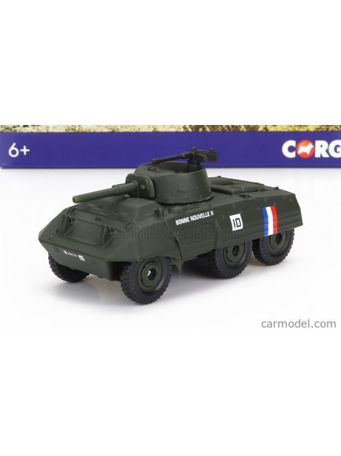 Corgi - Tank M8 Greyhound 1945 - Cm. 7.0 Military Green