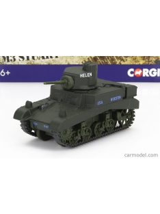 Corgi - Tank M3 Stuart 1945 - Cm. 7.0 Military Green