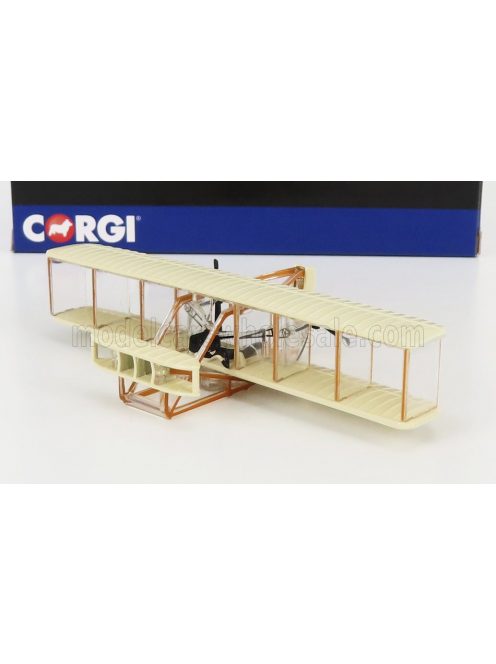 Corgi - AIRPLANE WRIGHT FLYER 1903 CREAM BROWN