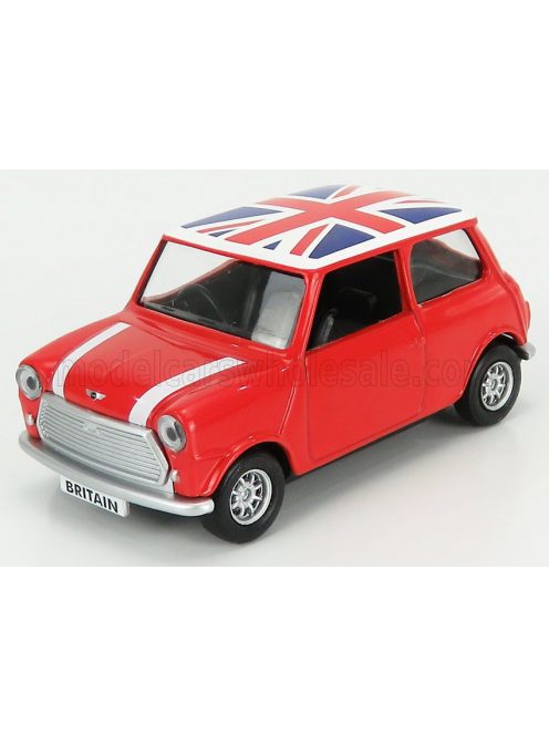 Corgi - AUSTIN MINI 1970 - ENGLISH FLAG RED