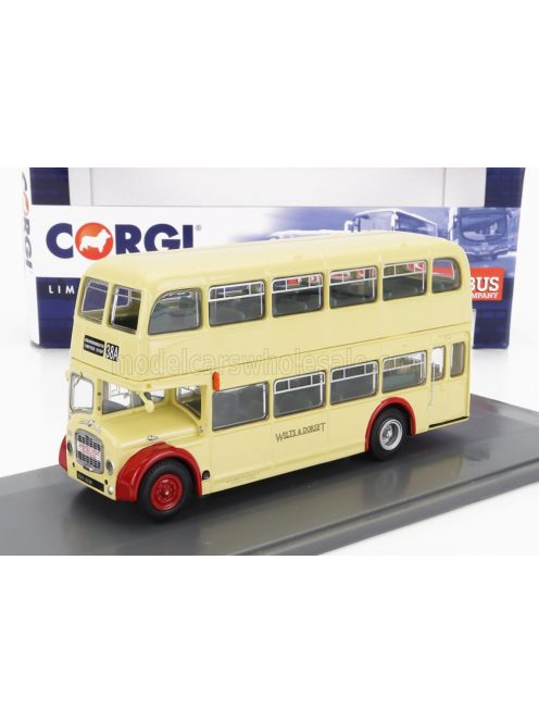 Corgi - BRISTOL LODEKKA FS68 AUTOBUS WILTS AND DORSET 38A BOURNEMOUTH LIMITED STOP 1956 CREAM RED